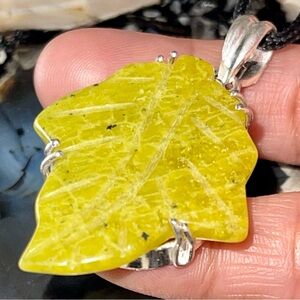 Healerite Noble Serpentine Pendant 2”